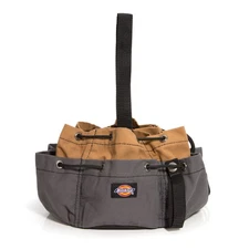 Drawstring Tool Organizer 12 Pocket Bag Gray Tan Dickies 57004