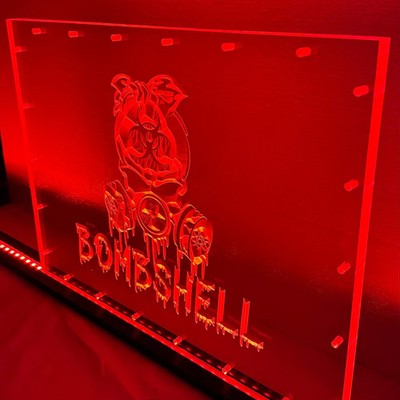 Sound Authority Plexiglass - 3/4'' X 20 X 15'' Engraved Acrylic Window For Sub Box