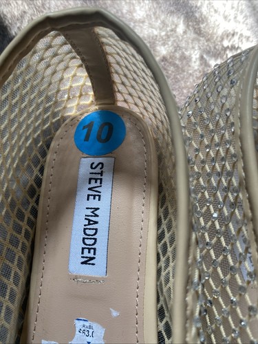 Steve Madden Mary Jane Ballet Mesh Rhinestone Flats NEW women’s size 10 - Bild 8 von 13
