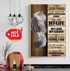 I am your friend your partner your Norwegian Forest cat poster