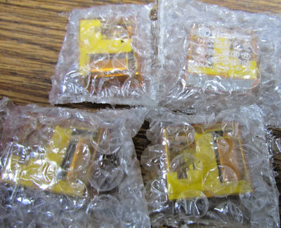 4) NEW FINDER TYPE 40.31 CUBE RELAY 5 PIN 10 AMP COIL 120VAC LOT OF 4