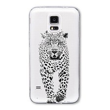 Custodia protettiva scarabocchio Samsung Galaxy S5 cover case fantasia slim bumper #494