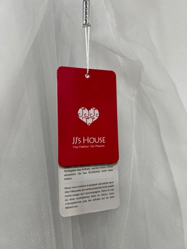 JJ's House White Ball-Gown/ Princess Floor Length Dress Size 10 - Picture 12 of 14