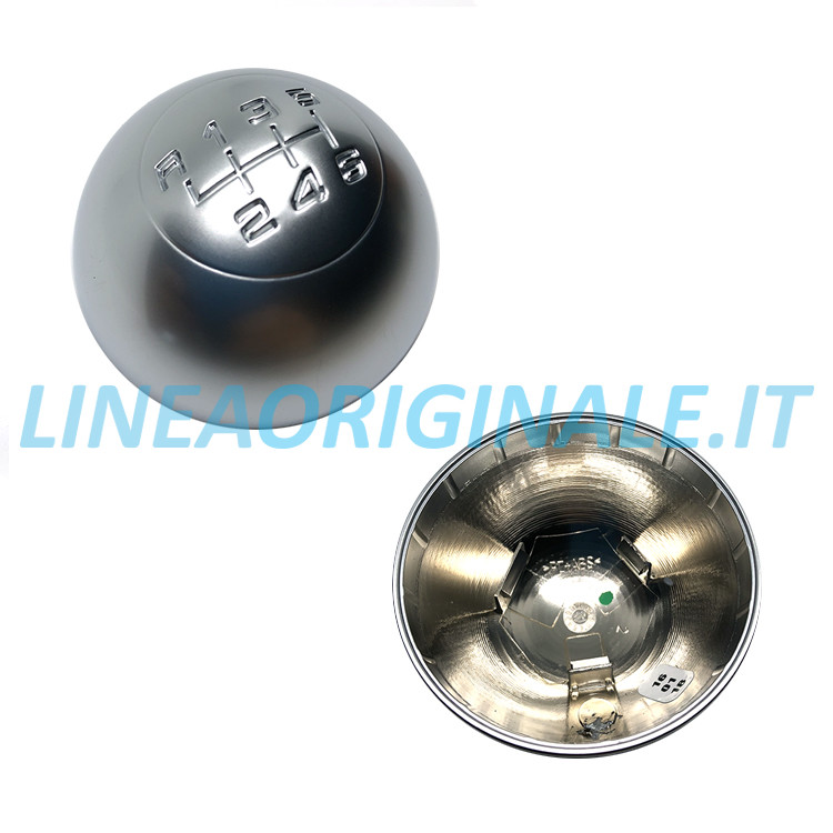 Pomello Cambio Per Alfa Romeo Giulietta - Lente Satinata 6 Marce, Compatibile Con Modelli Originali - Foto 2