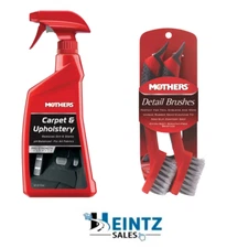 Mothers 05424+156200 Carpet & Upholstery - Fabric Cleaner  W/ Detailing Brushes