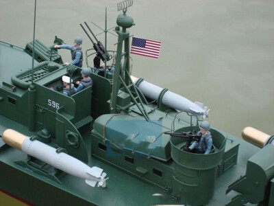 USS PT-596 Elco 80 Feet Class 1:25 40
