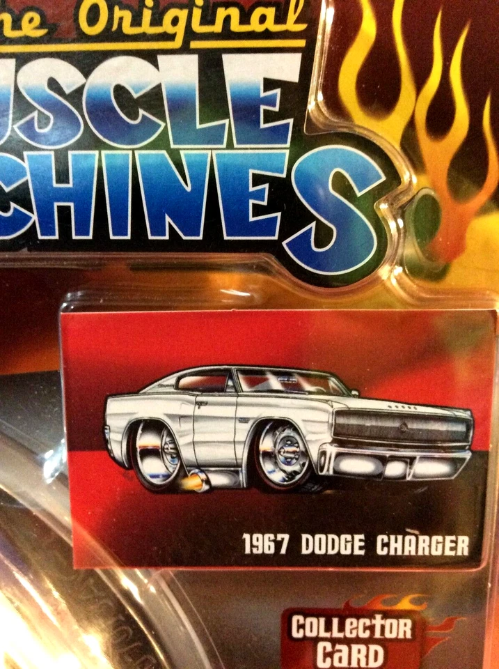 THE ORIGINAL MUSCLE MACHINES - 1967 DODGE CHARGER  1/64 67 CHARGER  RARE WHITE  - Image 3 of 3