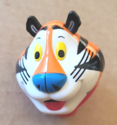 Vtg 2003 Tony the Tiger Kelloggs Frosted Flakes Cereal Spinning Top Toy Preowned