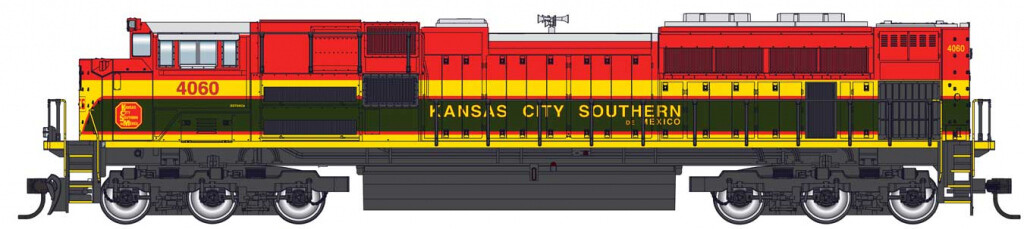 Walthers 910-19847 HO Kansas City Southern de Mexico SD70ACe Diesel Loco 4060 Walthers 910-19847 HO Kansas City Southern de Mexico SD70ACe Diesel Loco 4060
