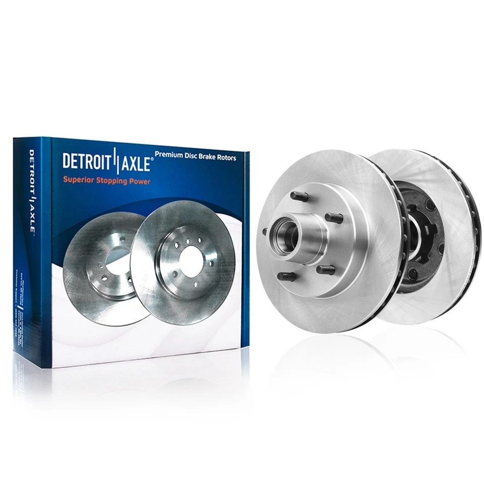 Front Brake Rotors Brake Pads for Chevy Malibu S10 Blazer GMC S15 Jimmy Firebird - Image 3 of 4