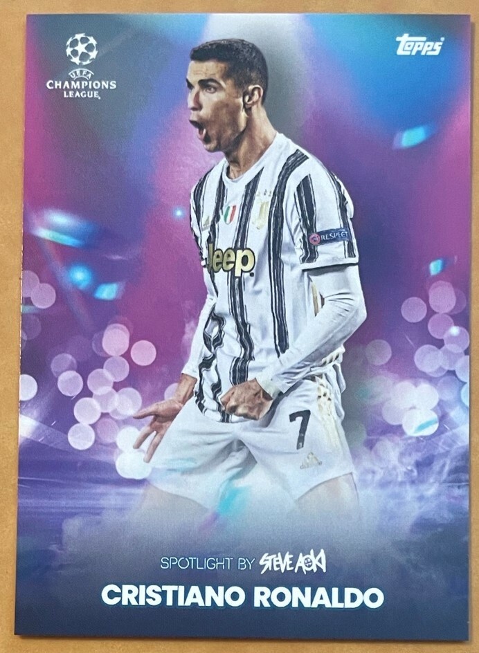 2020-21 Topps Football Festival Steve Aoki UEFA Champions League