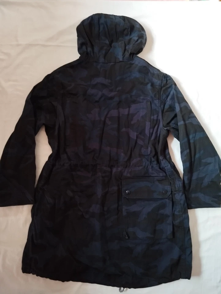 trench uomo Armani Exchange Camouflage Denim taglia M cappotto con cappuccio - Immagine 3 di 4