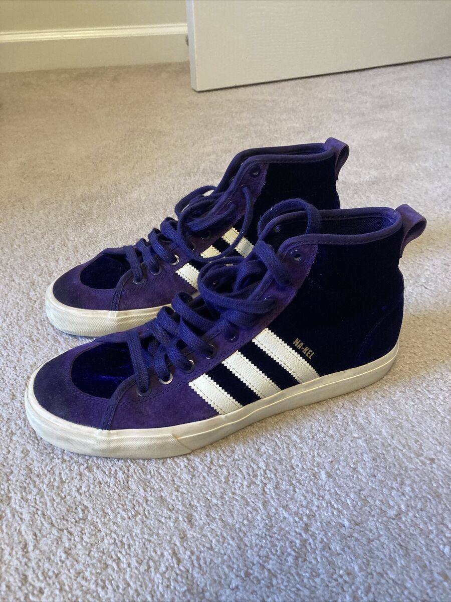 Adidas Matchcourt RX High Purple Suede Nakel Smith Size 8 3 Adidas Matchcourt RX High Purple Suede Nakel Smith Size 8 3
