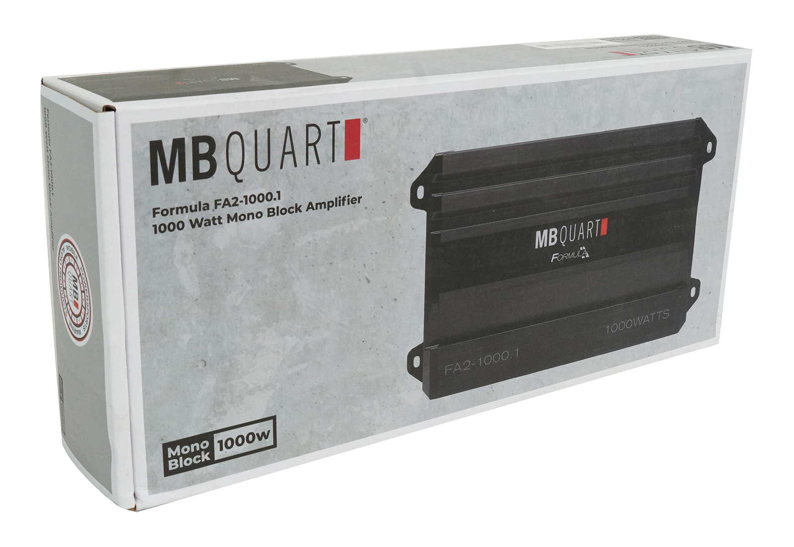 MB QUART FA2-10001 Моноусилитель мощностью 1000 Вт 1 Ом Автомобильный аудиоусилитель Пульт дистанционного управления басами