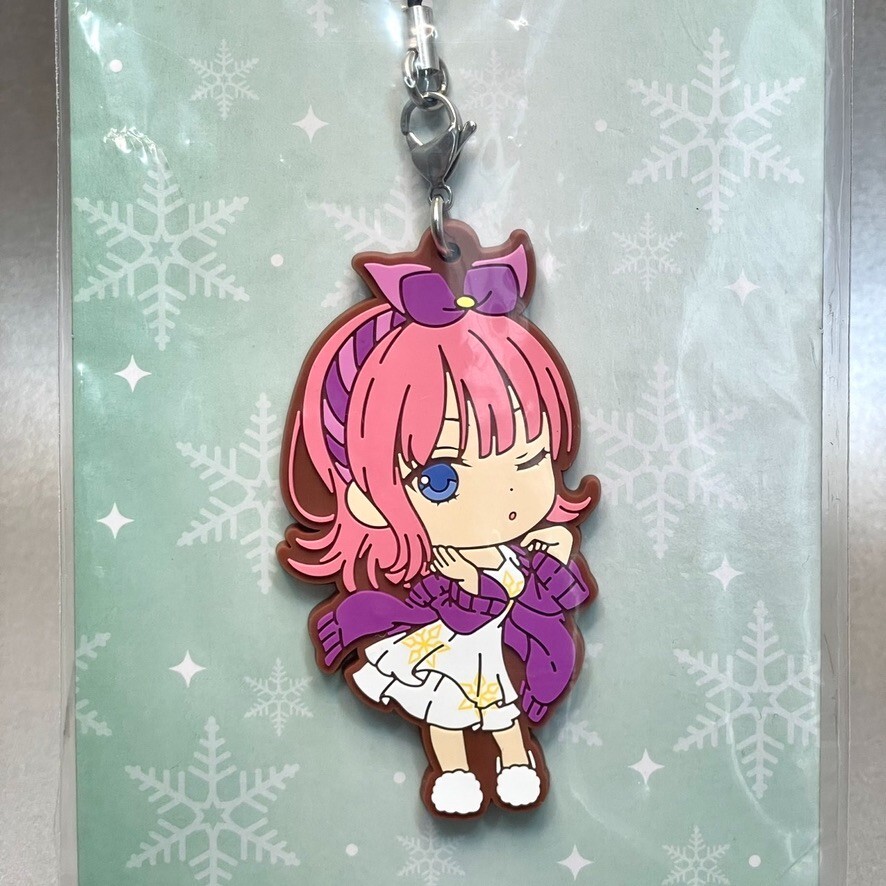 Nino Nakano Rubber Strap Keychain The Quintessential Quintuplets