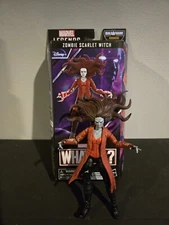 Marvel Legends Zombie Scarlet Witch With Box With BAF Piece