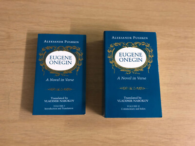 Eugene Onegin von Alexander Puschkin - Vol I & II - Pub: Princeton 1990 Taschenbuch