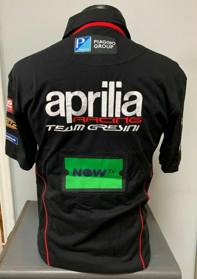 Aprilia Oficial Moto GP Team Gresini 2018 Pit Shirt - A1CAMA18REMXNE Foto 2 de 4
