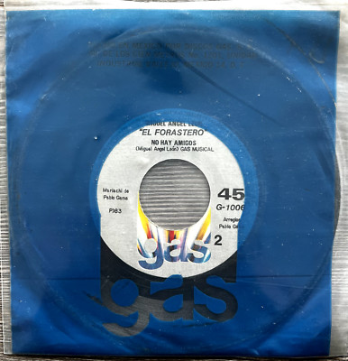 Miguel Angel Leon & Mariachi, Por La Cruz / No Hay Amigos 1983 Mex 7'' Single WOL