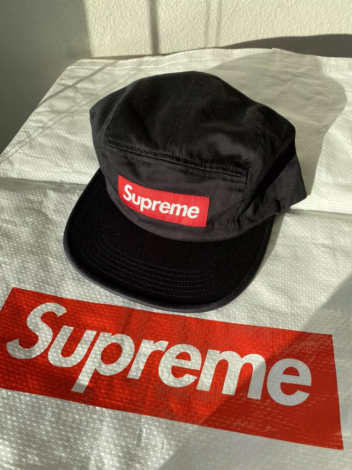 Casquette de camp en sergé chino lavé Supreme FW17 NEUVE DE STOCK