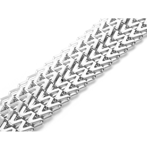Silver Plaited Waist Belt for Fashion Ladies Women Metal Chain One Size Fits All - Picture 4 of 7