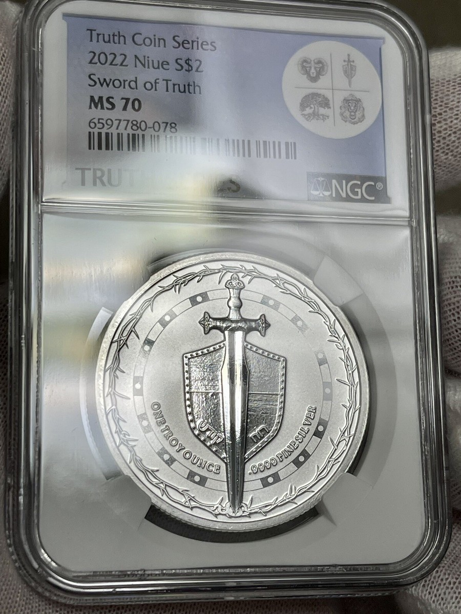 NGC ニウエ 2024 Sword of Truth Reverse プラチナ NGC ニウエ 2024 Sword of Truth Reverse プラチナ 旧貨幣・金貨