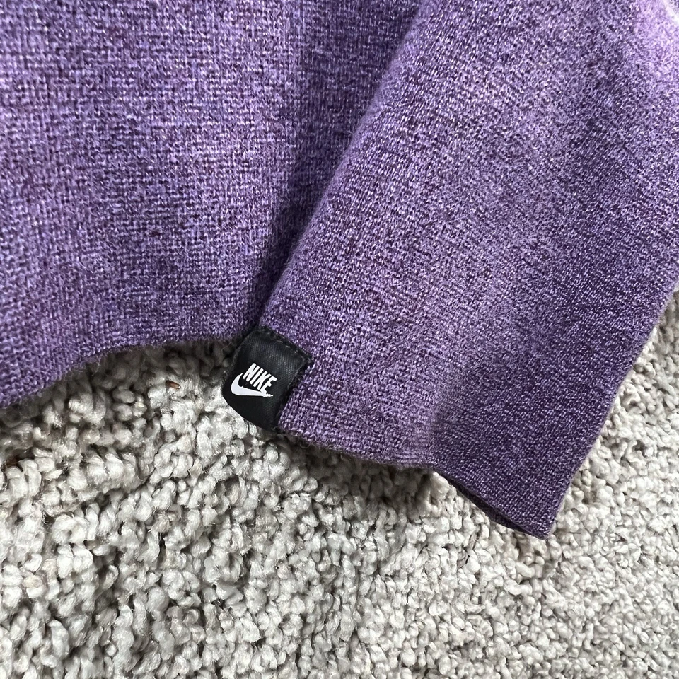 Vintage Nike Sample Sweater Womens Medium Purple Y2K Pullover Streetwear Hoodie - Image 4 of 4