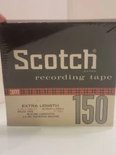 Scotch 3m Recording Tape 150 Extra Length 7"reel  Splice Free, Sealed New