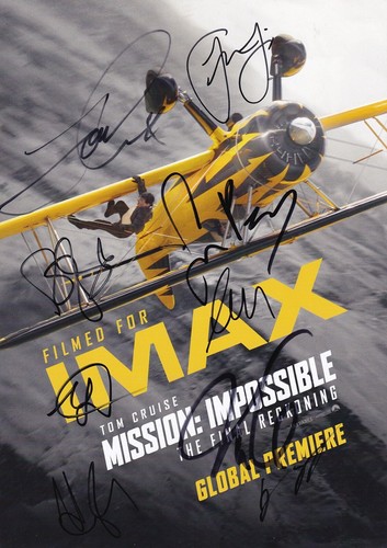 TOM CRUISE signed Autogramm 20x30cm MISSION IMPOSSIBLE in Person autograph ACOA