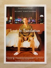 Lost In Translation Cinema Promo Card Bill Murray 6x4