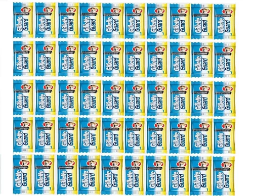 100No. Gillette Guard Blade Cartridge With Single Blade System -FreeShip - Picture 3 of 6