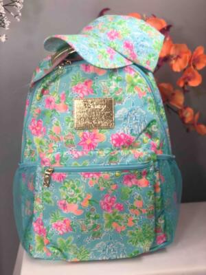 Disney and Mickey and Minnie Lilly Pulitzer Backpack DLR/WDW - Disney x Lilly Pulitzer - Mickey & Minnie Aegean  main image 2