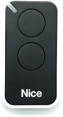 Remote Control Compatible With Nice Transmitter Era Inti 2 Channels, Black