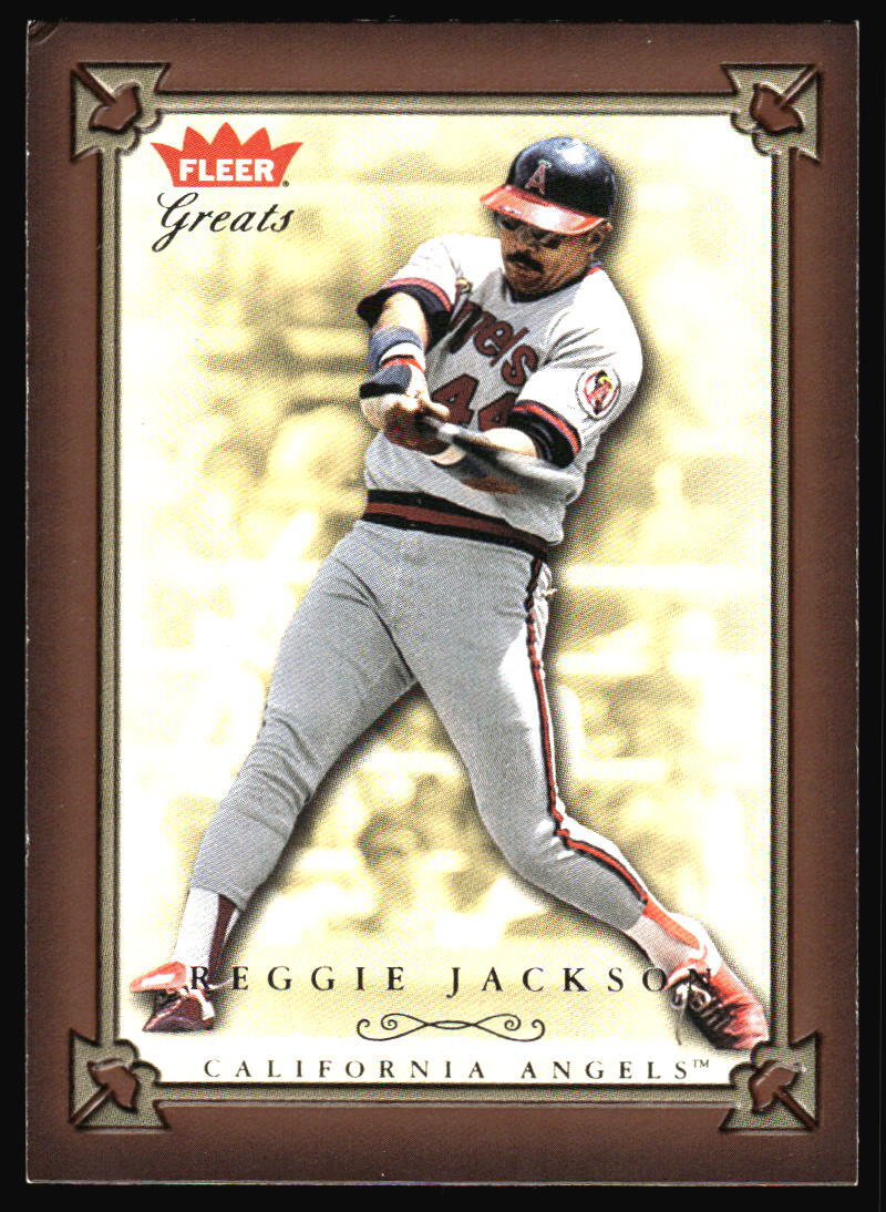 2004 Fleer Greats of the Game Reggie Jackson    #121 California Angels