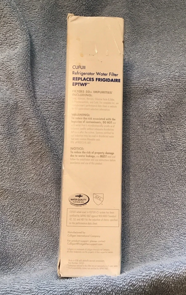 2 Pack Culligan CUFUII Refrigerator Genuine Water Filter New Sealed - Image 2 of 4