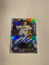 Milwaukee Brewers BRADEN WEBB Signed Card