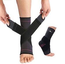 Foot Sleeve with Compression Wrap Ankle Brace Arch Support Plantar Fasciitis