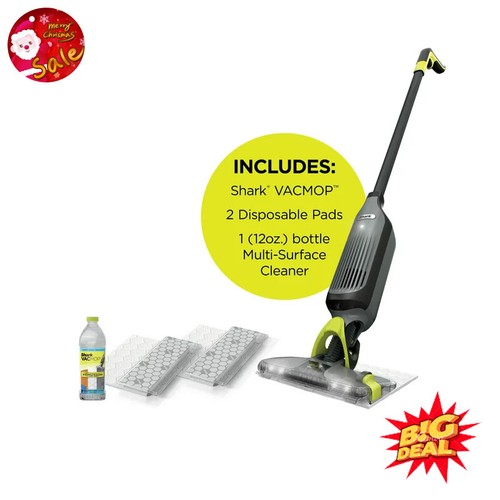 Cordless Hard Floor Vacuum Mop Vacuum Cleaner with Disposable VACMOP