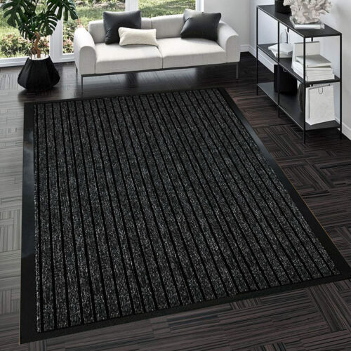 Large Heavy Duty Non Slip Rubber Back Door Mat Barrier Hallway Kitchen Floor Rug - Picture 15 of 21