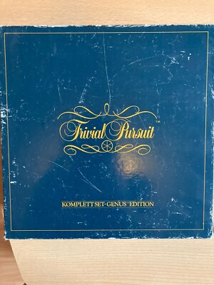 Parker Trivial Pursuit   Komplettset Genus Edition Vollständig
