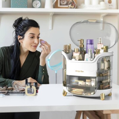 Große Kapazität Make-up Aufbewahrung Organizer Box mit Schubladen - Make-up Organizer