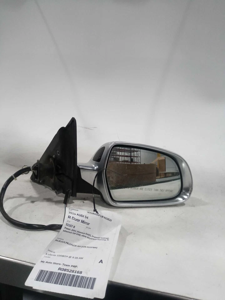 Espejo retrovisor derecho usado se adapta a: Audi S4 Power Sdn 2015 acabado aluminio plegable manual Foto 2 de 4