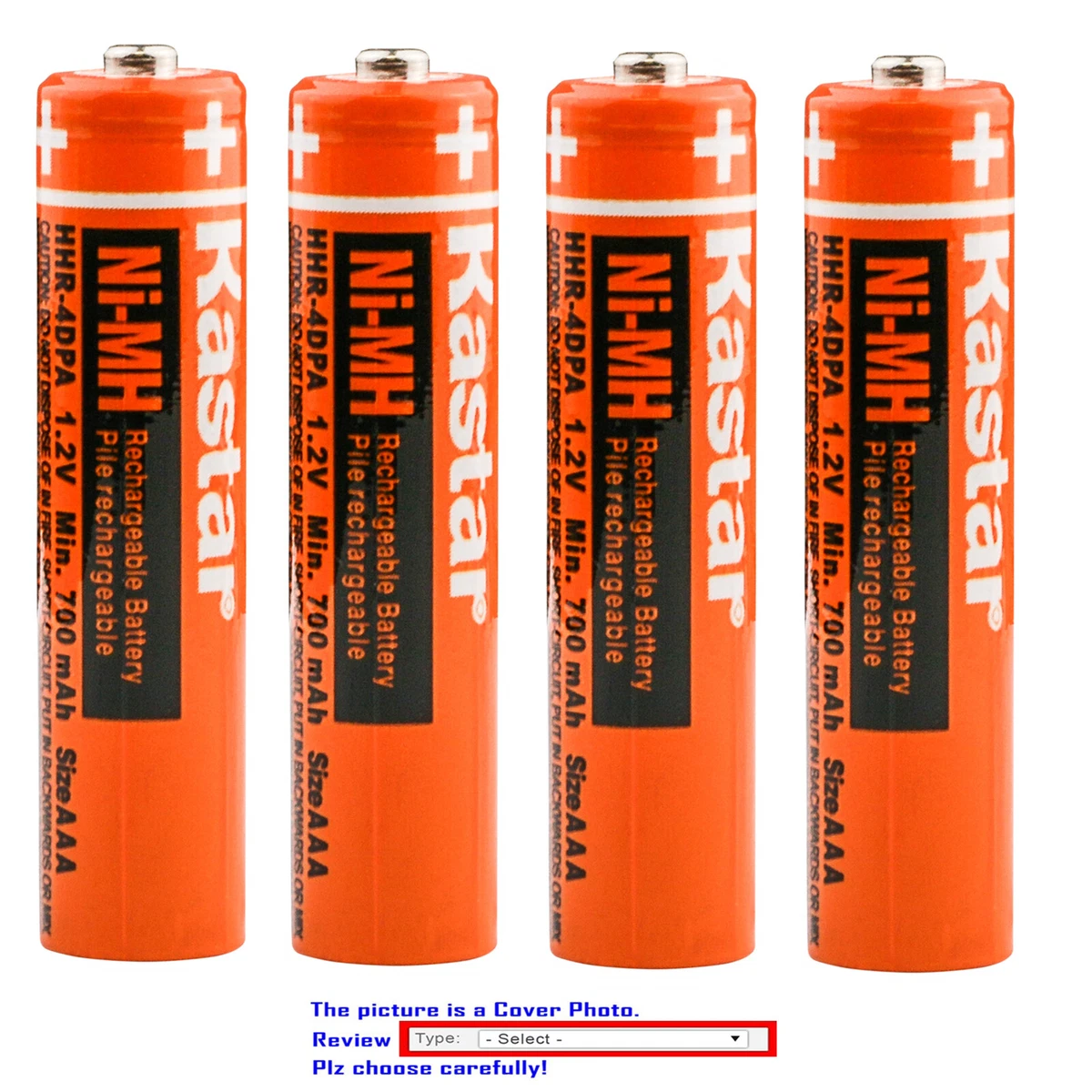 vhbw Batterie Compatible avec Panasonic KX3032, KX3034, KX6022, KX6023, KX6051, KX6053 téléphone Fixe sans Fil (700mAh, 3,6V, NiMH