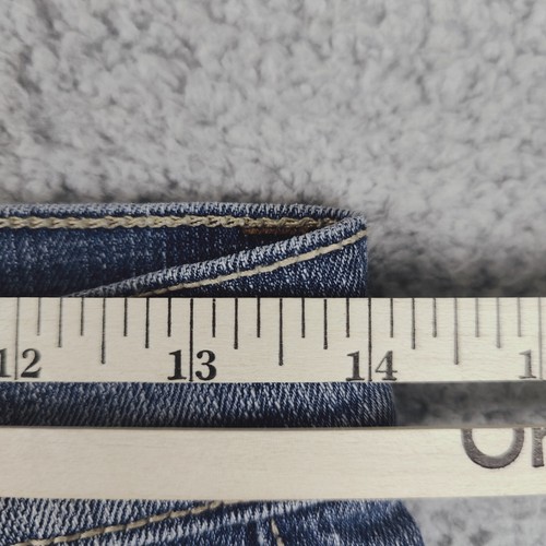Pantalones de mezclilla para mujer Southpole 5 puños 27X22 medida tiro bajo capris aspecto desgastado - Imagen 11 de 18