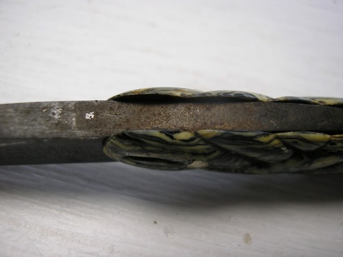 Wostenholm Sheffield Straight PIPE RAZOR w/ STRONG SET Shaving Brush - Picture 6 of 9