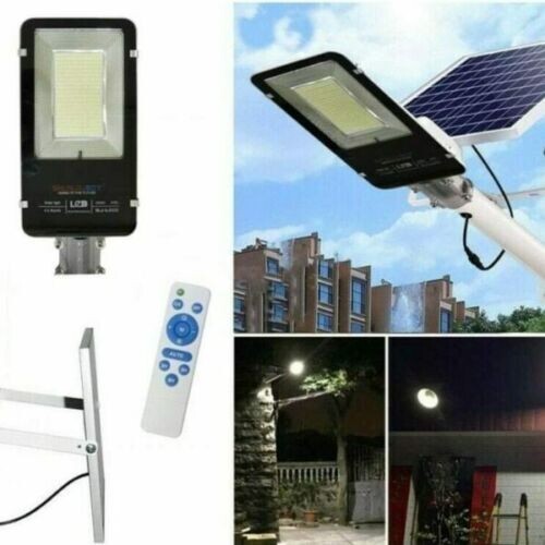 Faro 400w Led Pannello Solare Sensore Crepuscolare Faro LED 400W Con Pannello Solare - Sensore Crepuscolare E Telecomando Lampione Solare Led Esterno - Foto 5
