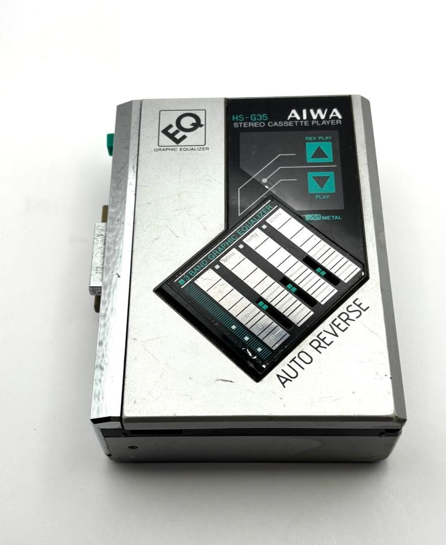 アイワ　カセットプレーヤー AIWA HS-G35 AUTO REVERSE AIWA HS-G35 MKII Cassette Player AUTO REVERSE | eBay