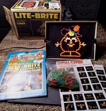 Vtg 1986 LITE BRITE Hasbro Toy w/ Potato Head...