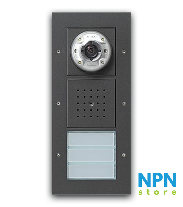 GIRA 126967 AP Vandal-Resistant Audio-Video Door Station Surface-Mounted