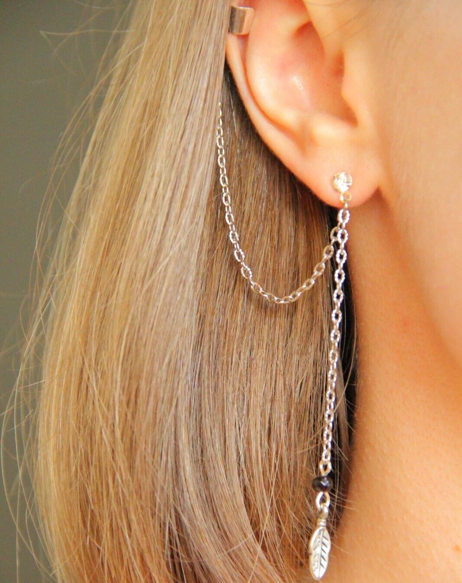 Fake 2024 chain earrings
